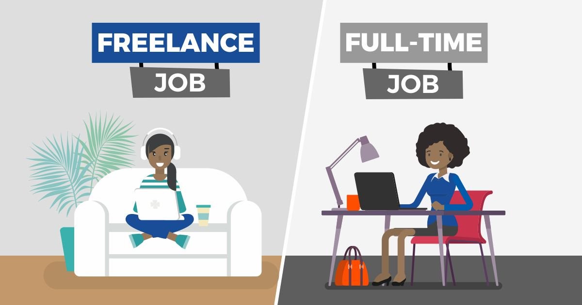 Full time vs freelance work