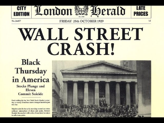 The Wall Street Crash of 1929 and the Great Depression