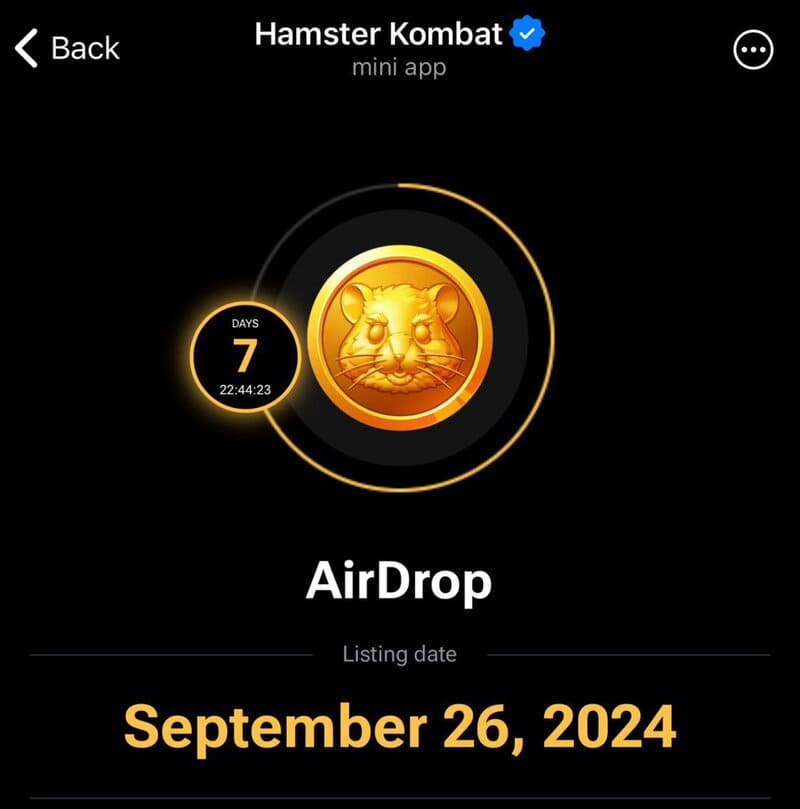 Hamster Kombat airdrop