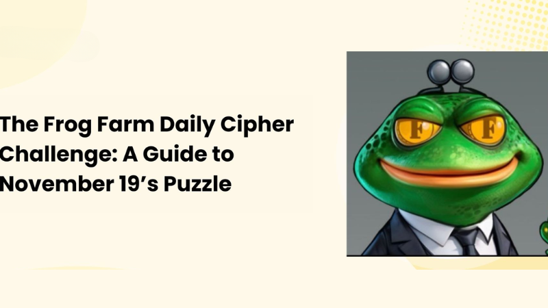 Frog Farm Daily Cipher